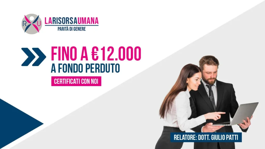 Fino a 12.000 a fondo perduto per la certificazione parità di genere in Emilia Romagna